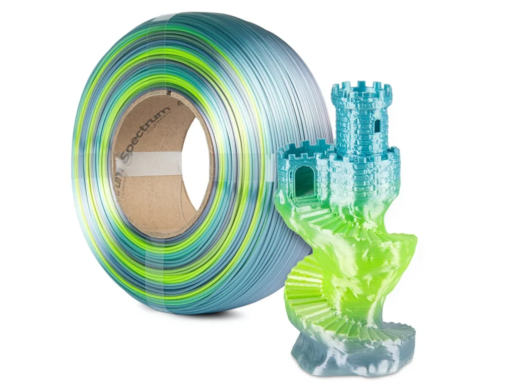 ReFill The Filament PLA Silk Rainbow, FROST GLOSS, 1kg