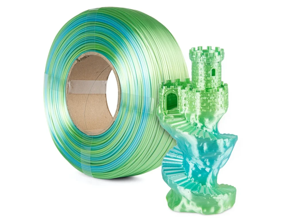 ReFill The Filament PLA Silk Rainbow, OCEAN MELANGE, 1kg