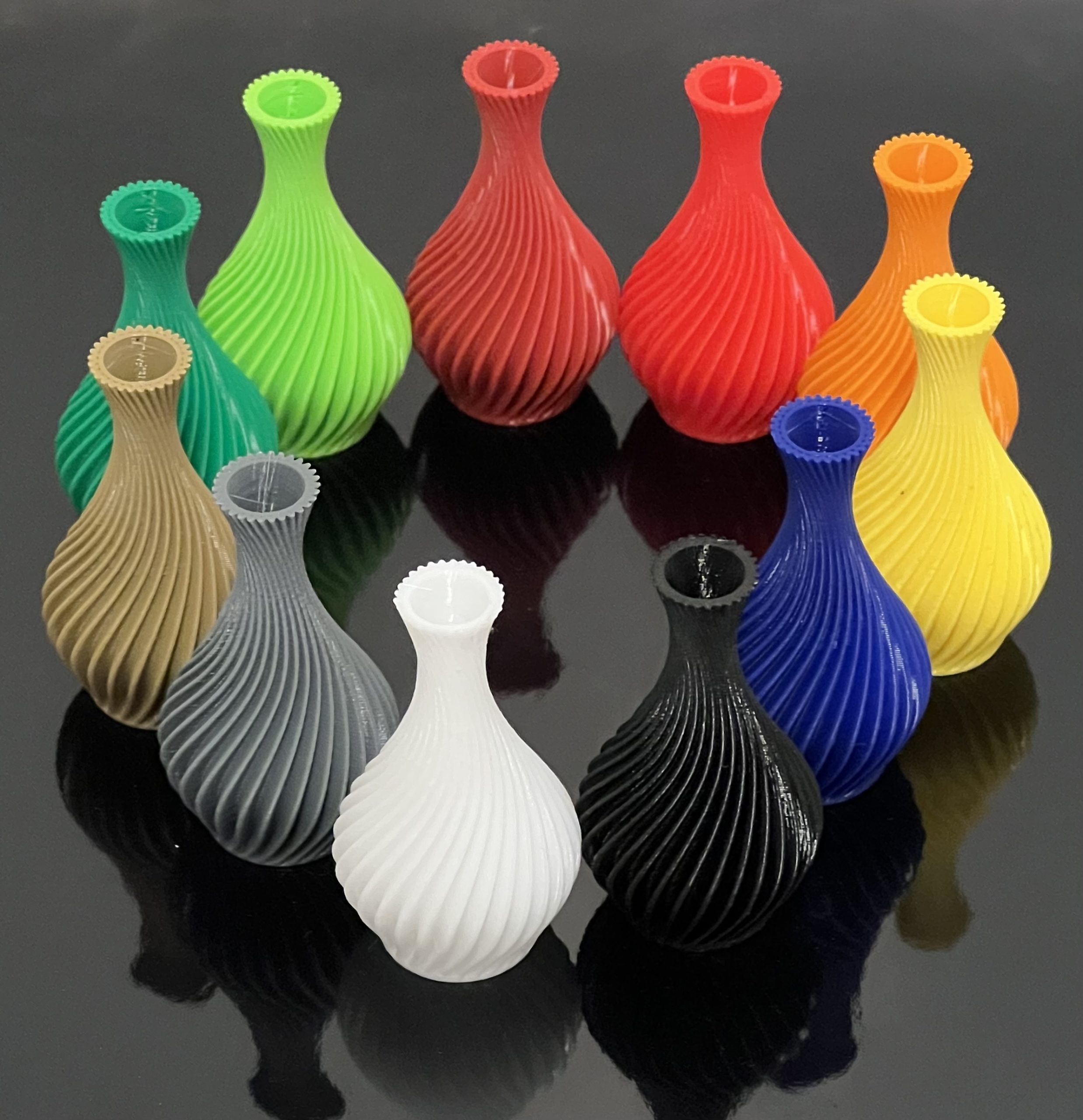 3D-Print fra kr. 75,- (11 farver, PLA)