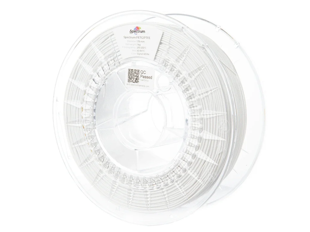 Spectrum PETG/PTFE, SIGNAL WHITE