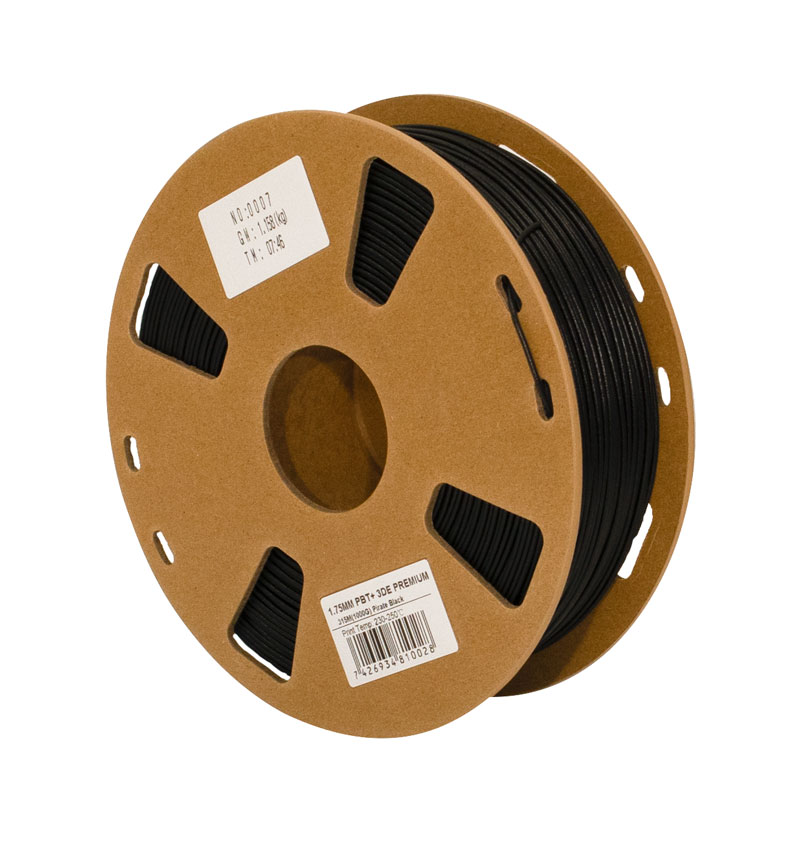 3DE Premium PBT+, Pirate Black – 1,75 mm – 1kg
