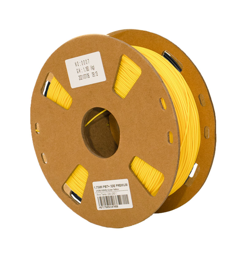 3DE Premium PBT+, Cyber Yellow – 1,75 mm – 1kg