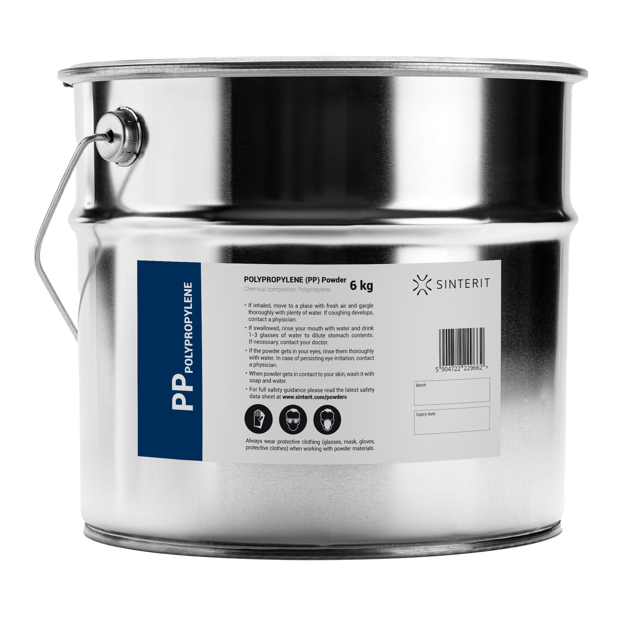 Polypropylene (PP) (6kg Fresh SLS pulver)