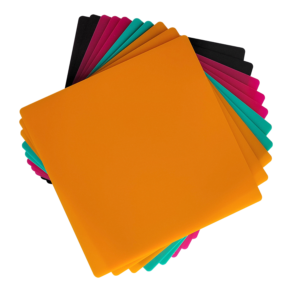 Creality Falcon Series Frosted Colorful Acrylic Sheets 200 x 200 x 3mm – 10pcs