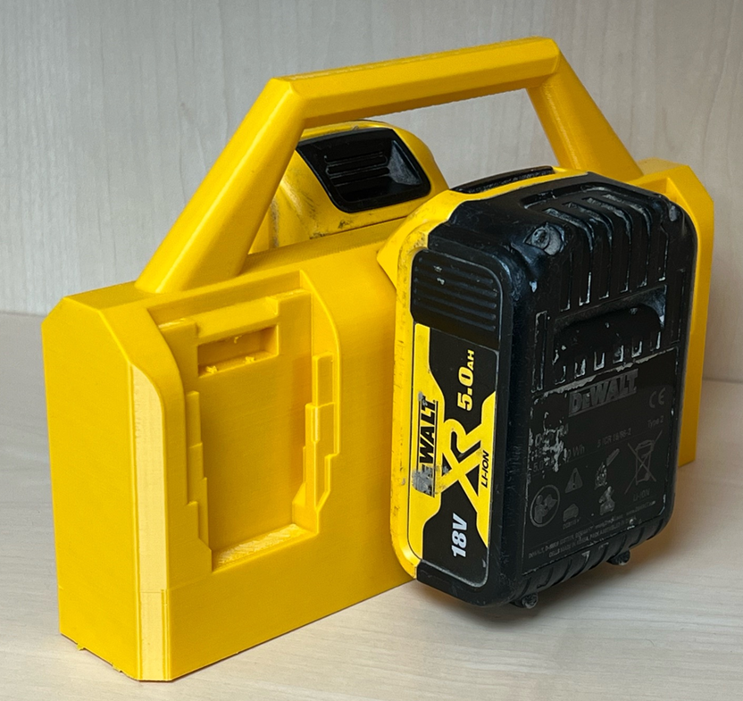 Sixpack holder til 18V DeWalt batterier