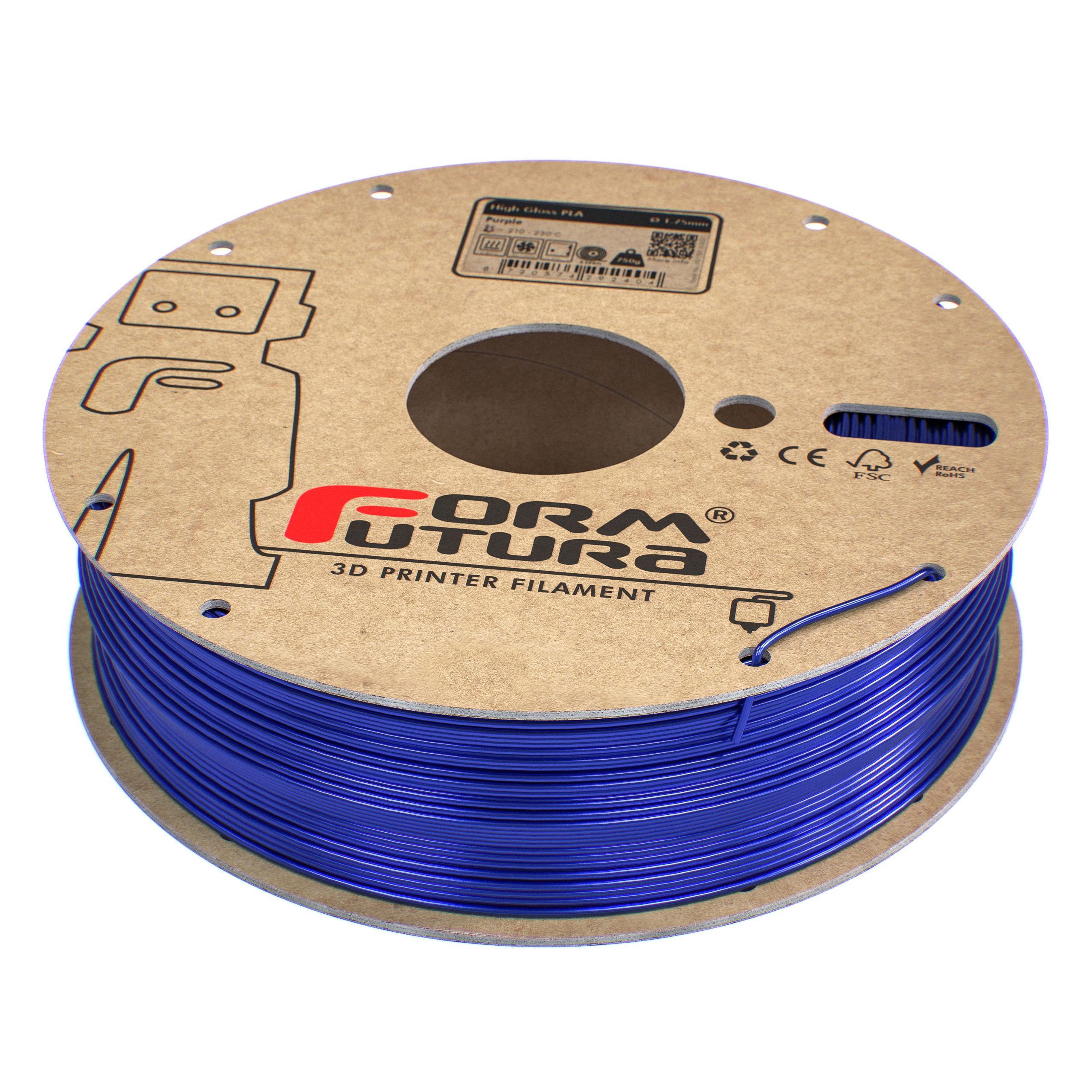 High Gloss PLA (Blue, 1,75mm, 750gr.)