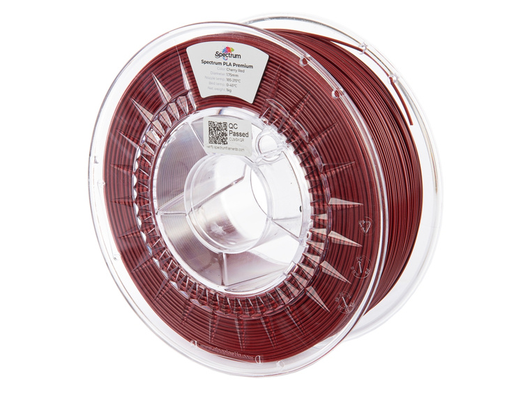 Spectrum Premium PLA, CHERRY RED, 1 kg