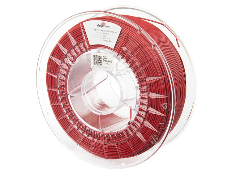 Spectrum Premium PLA, DRAGON RED, 1 kg