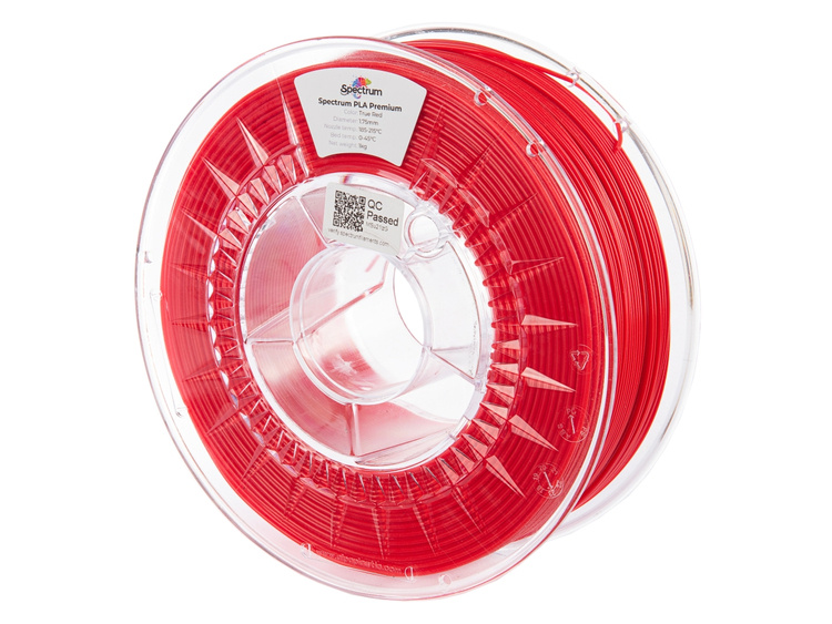 Spectrum Premium PLA, TRUE RED, 1 kg