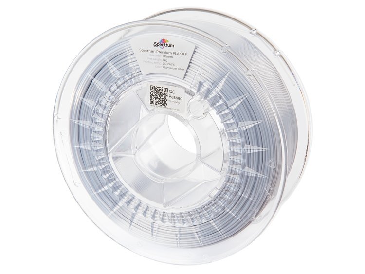 Spectrum PLA SILK, (ALUMINIUM SILVER, 1,75mm, 1000gr.)