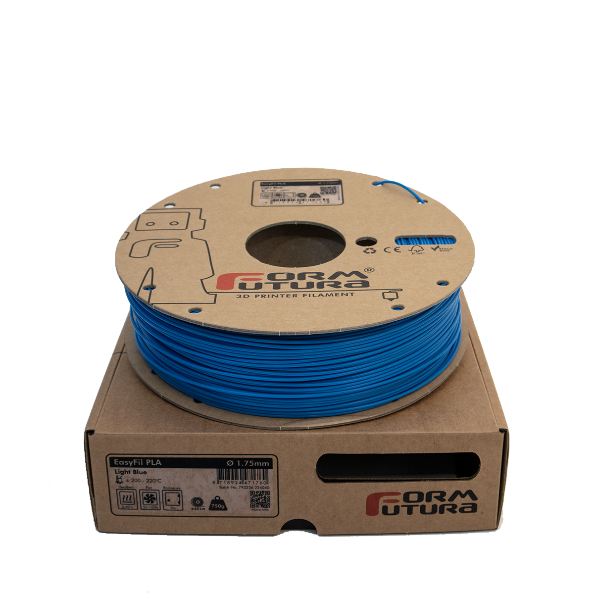 EasyFil PLA (Light Blue, 1,75mm, 750gr.)