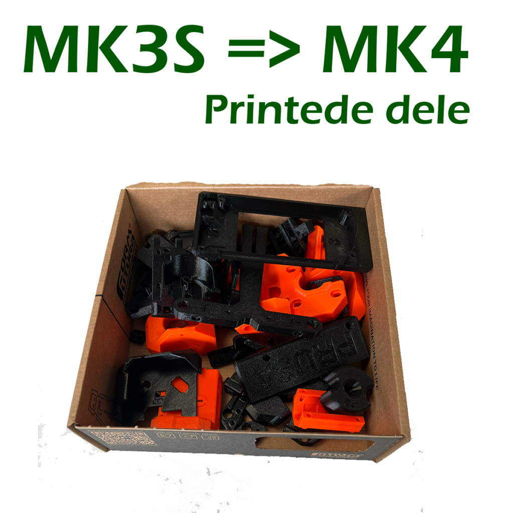 Printede dele til MK3/S/+ MK4 opgraderingskit
