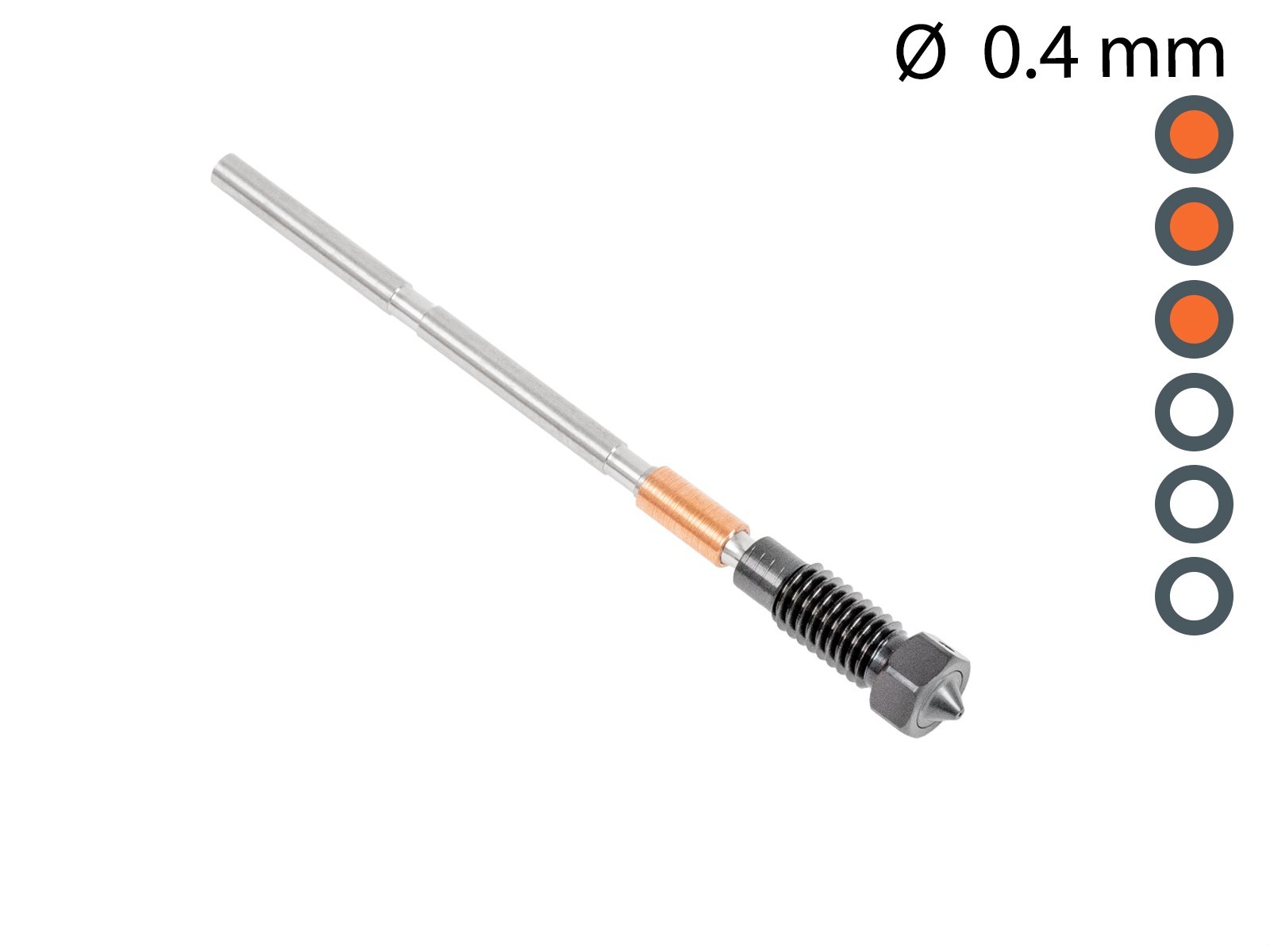 Nextruder Prusa Nozzle ObXidian – 0.4 mm