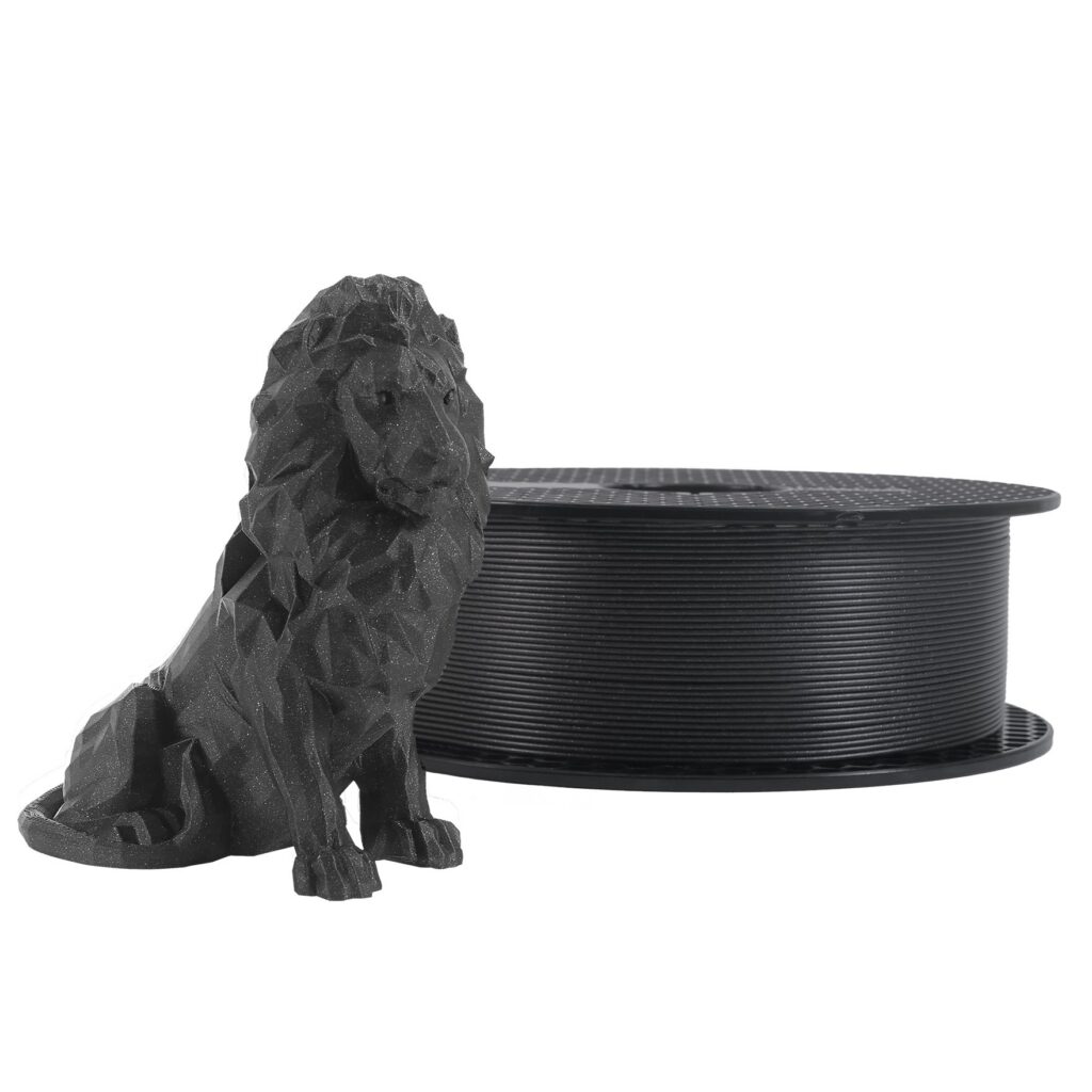 Prusament PLA Galaxy Black 1kg — Sort PLA med Glitter