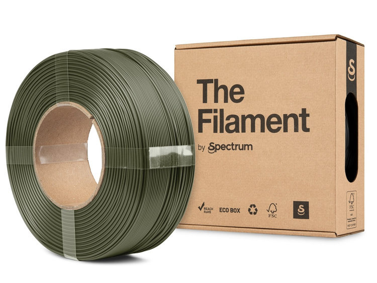 ReFill The Filament PLA Matte, 1.75mm, Camo Green, 1kg