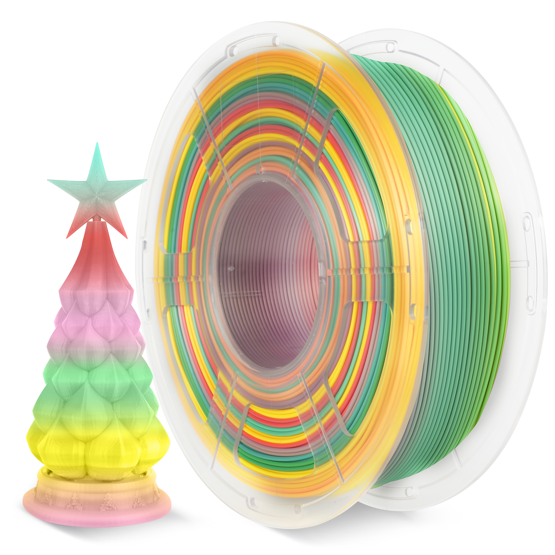 Sunlu Silk PLA (RAINBOW, 1,75mm, 1000gr.)