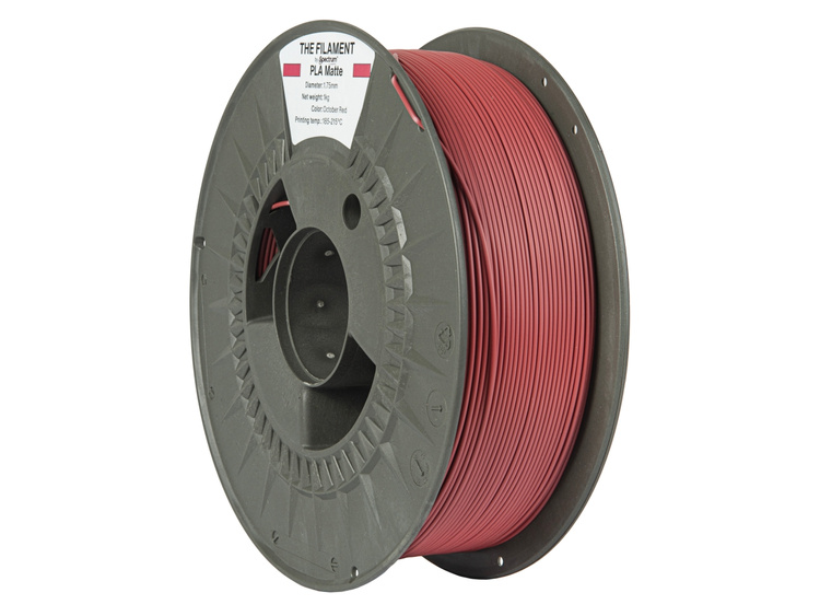 The Filament PLA Matte, 1.75mm, OCTOBER RED, 1kg