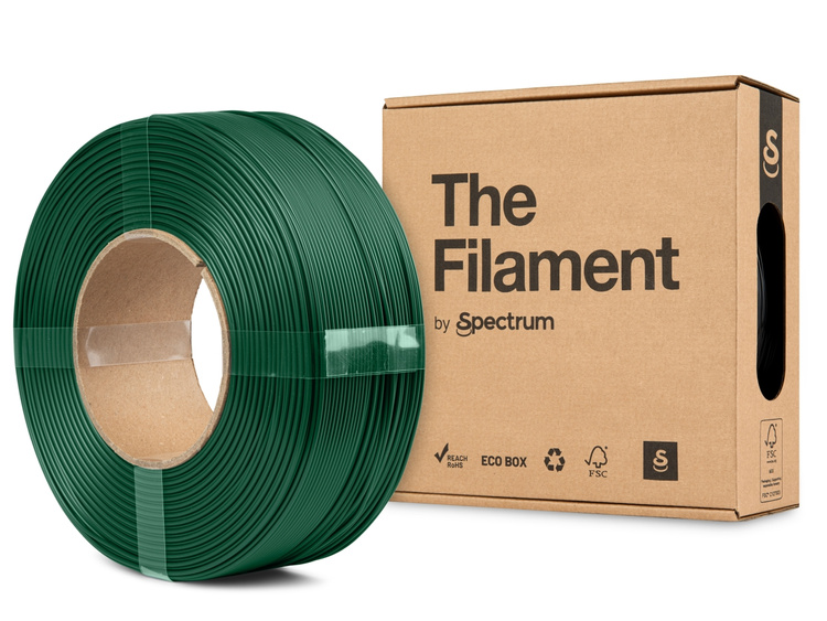 The Filament Refill PLA Matte, 1.75mm, JUNGLE GREEN, 1kg