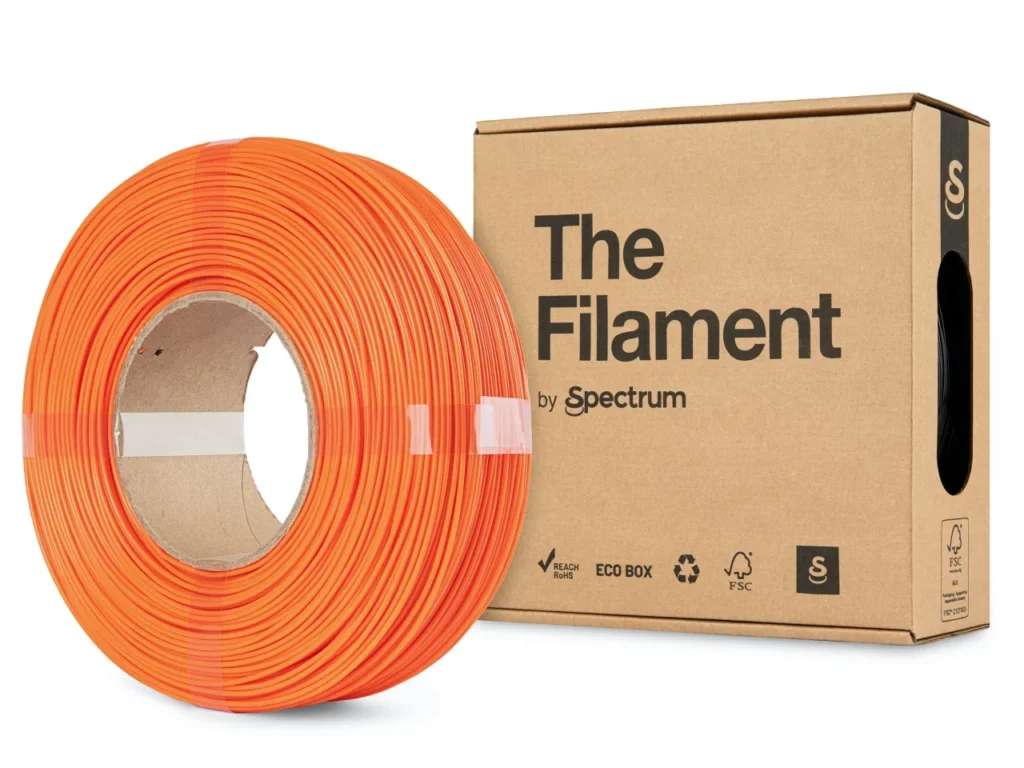 ReFill The Filament PETG, MACHINERY ORANGE, 1kg