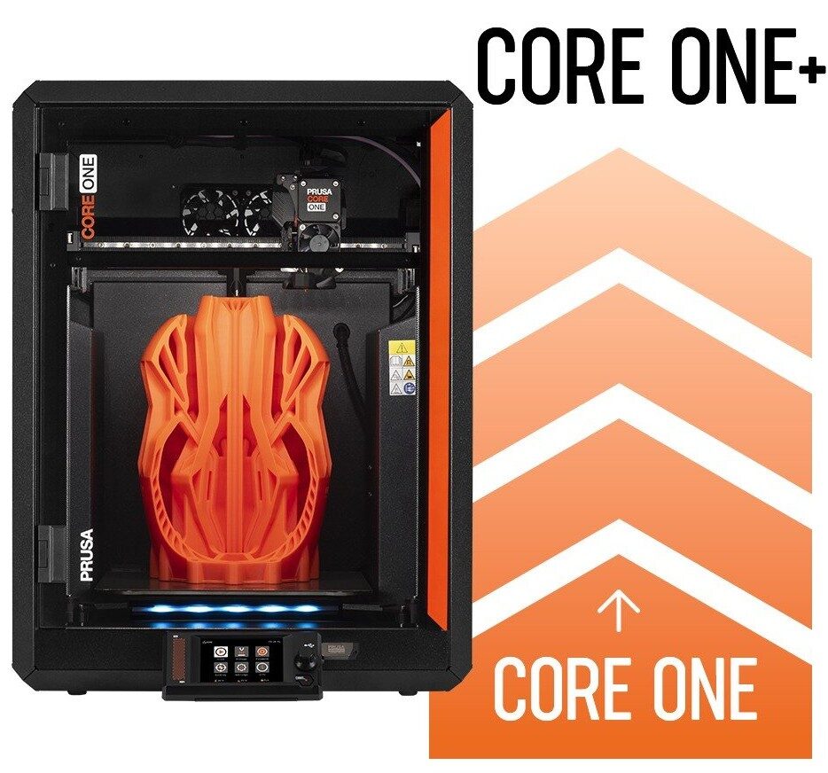 Prusa CORE One to CORE One+ opgradering