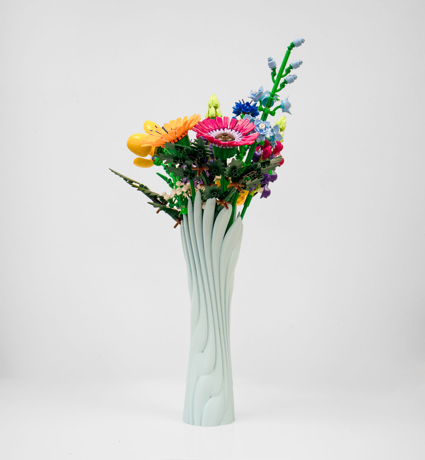 Zephyr vase, Blue, 30 cm