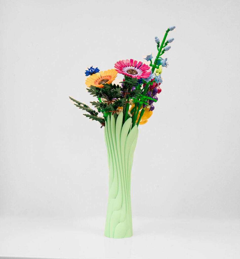 Zephyr vase, Green, 30 cm