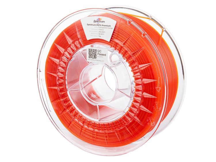 Spectrum PETG Premium, Transparent ORANGE