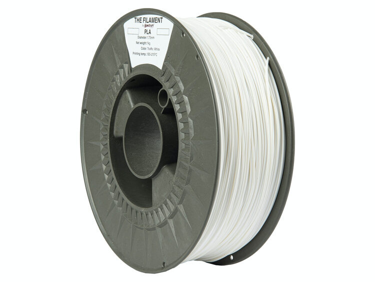 The Filament PLA, TRAFFIC WHITE, 1kg