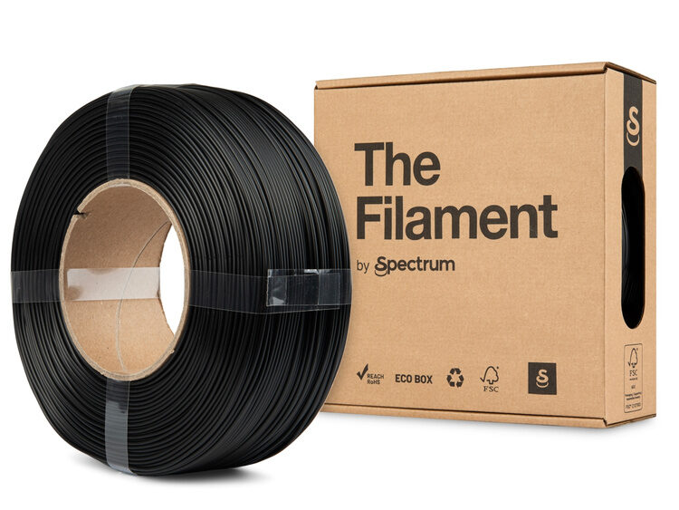 ReFill The Filament HT-PLA, JET BLACK, 1kg