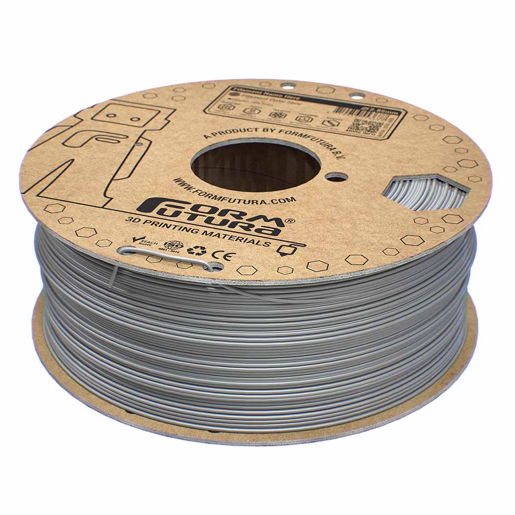 FormFutura EasyFil ePLA White Aluminium — Aluminium-Lignende PLA 1,75mm (1kg)