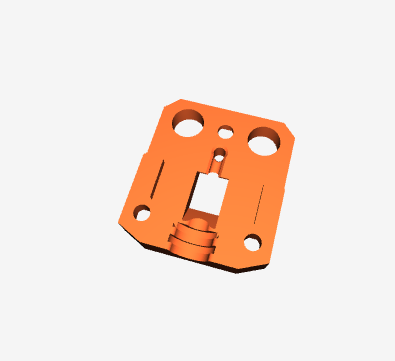 Heatbed Cable Cover Bottom R2
