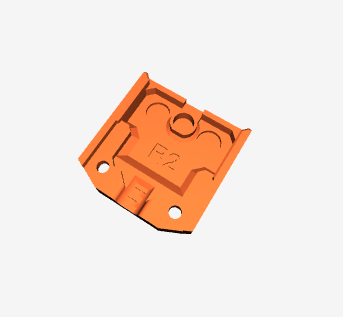 Heatbed Cable Cover Top R2