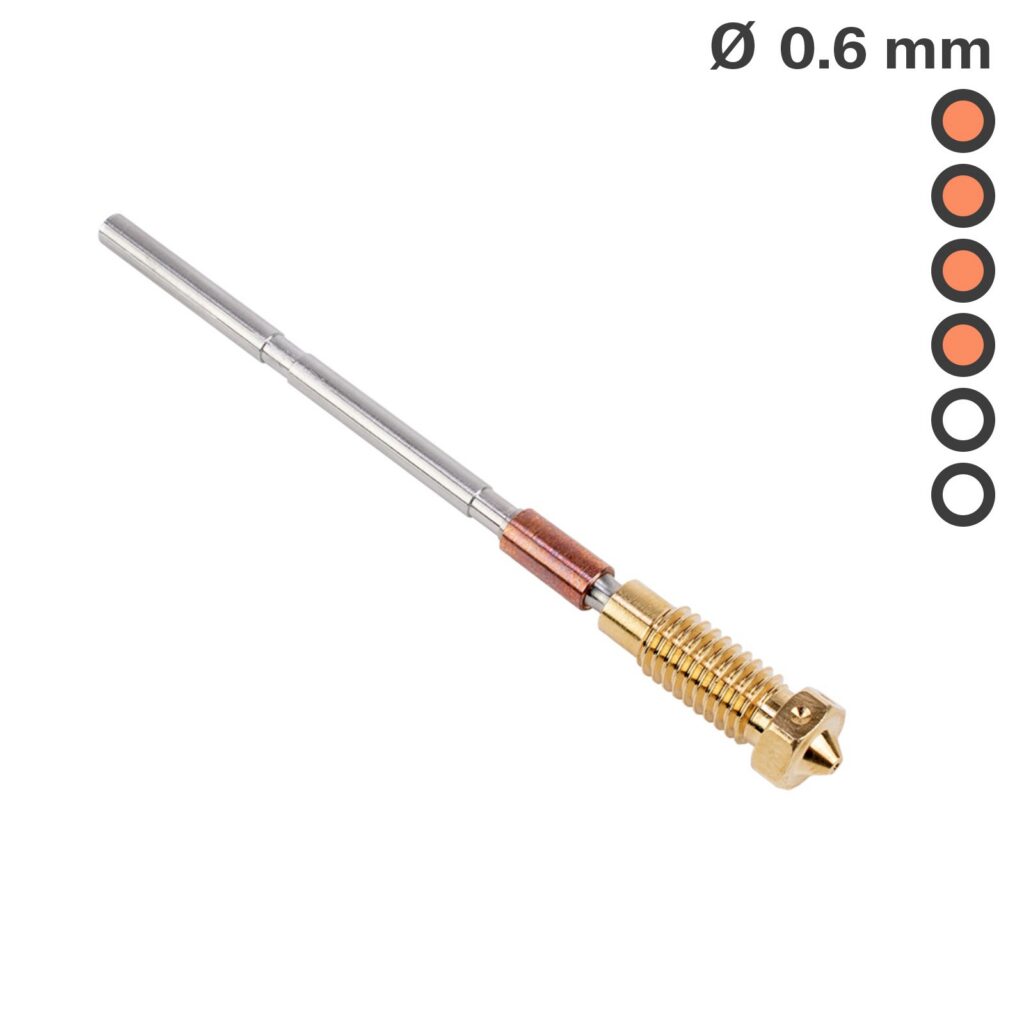Prusa Nextruder Nozzle brass – 0.6 mm