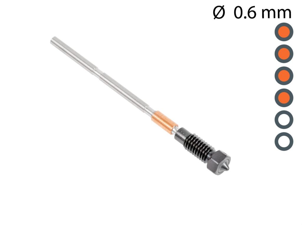 Nextruder Prusa Nozzle ObXidian – 0.6 mm