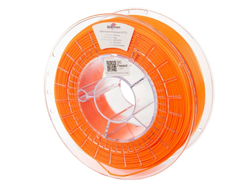 Spectrum PCTG, PURE ORANGE, 1kg, 1.75mm