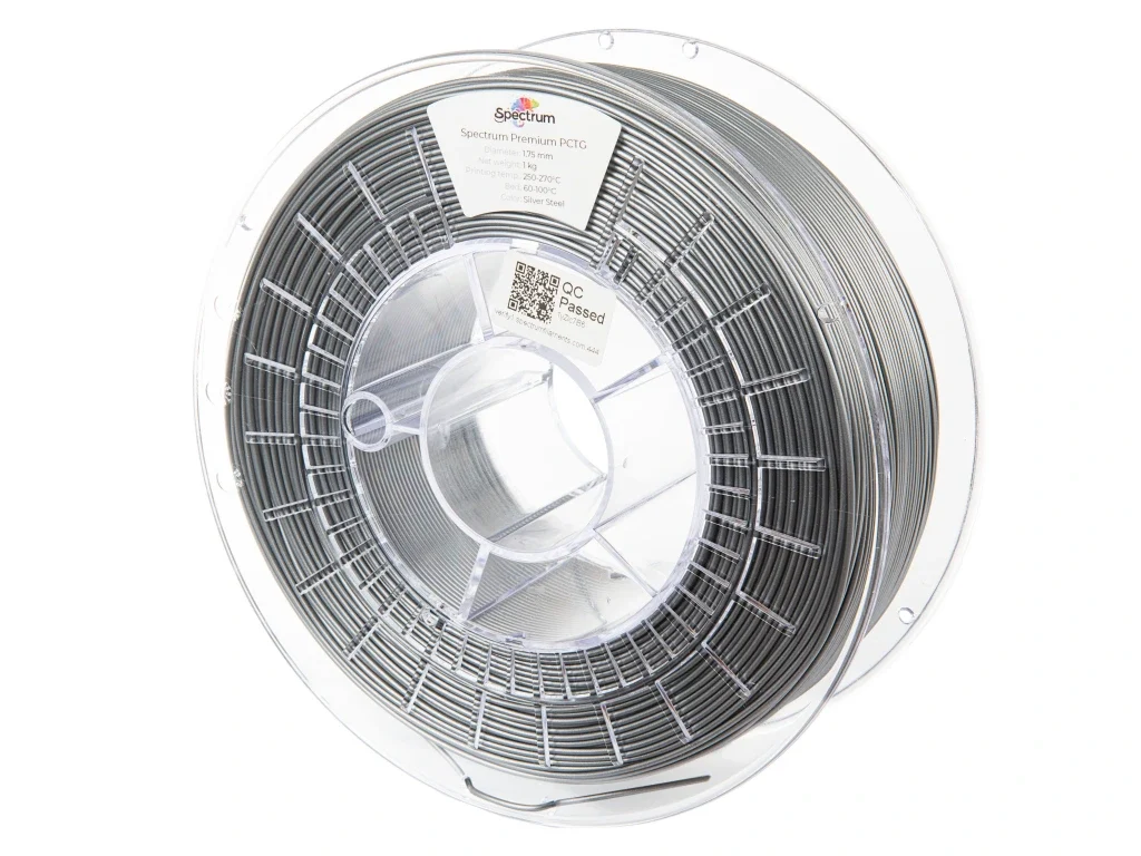 Spectrum PCTG, SILVER STEEL, 1kg, 1.75mm