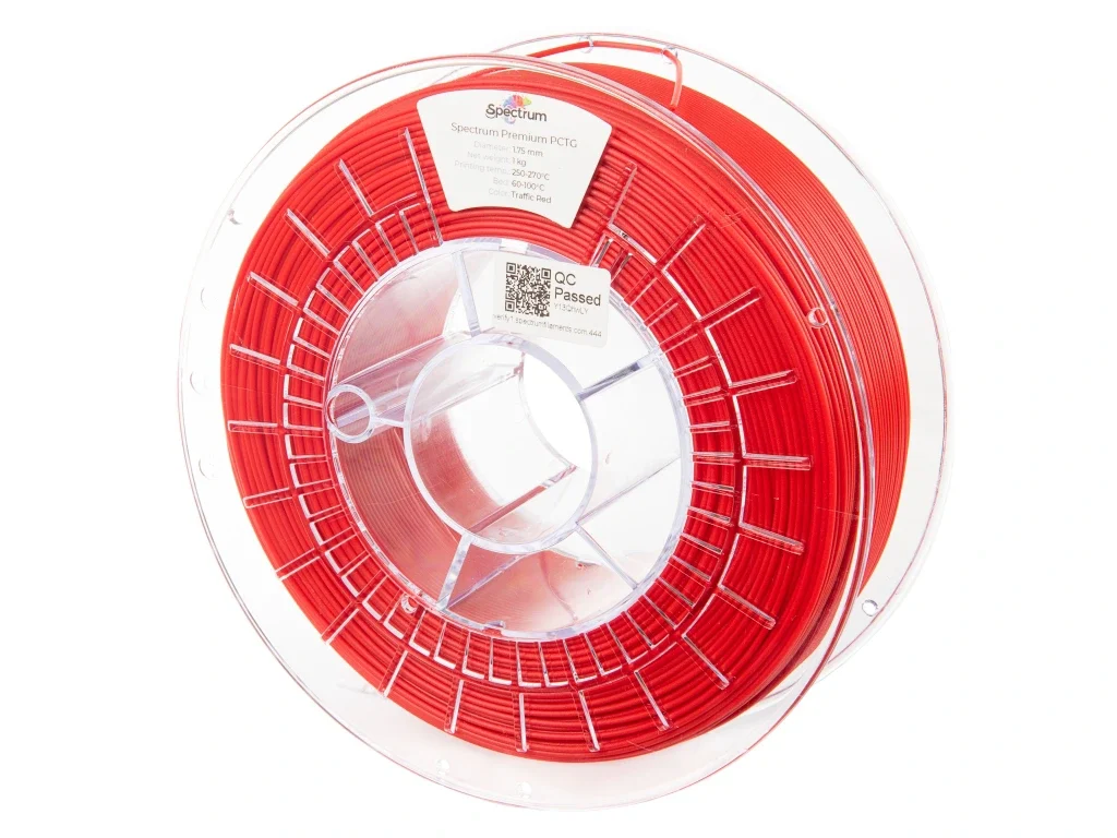 Spectrum PCTG, TRAFFIC RED, 1kg, 1.75mm