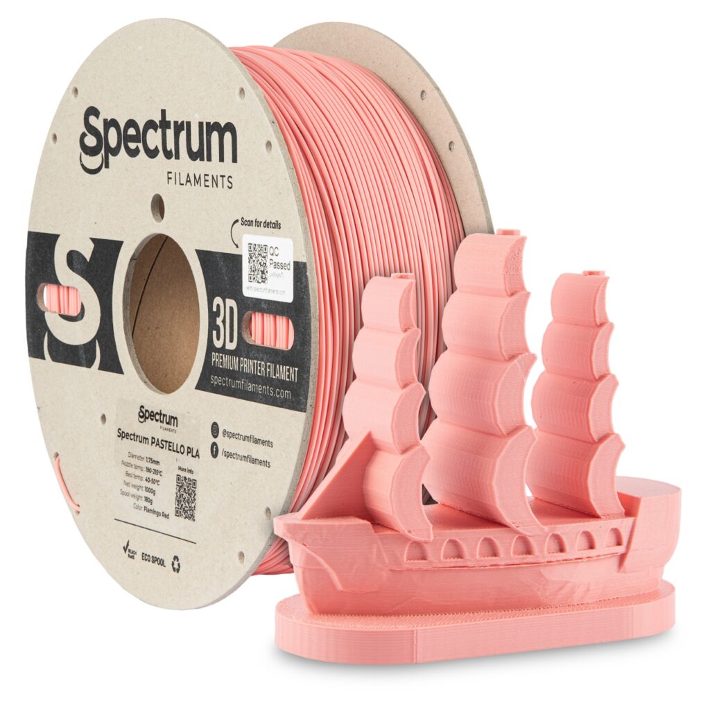 Spectrum Pastello PLA, FLAMINGO RED, 1 kg