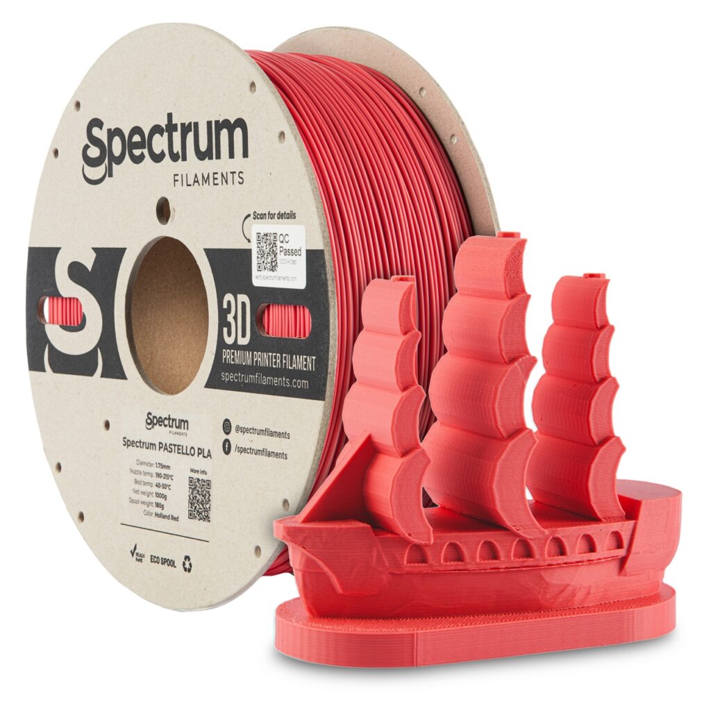 Spectrum Pastello PLA, HOLLAND RED, 1 kg