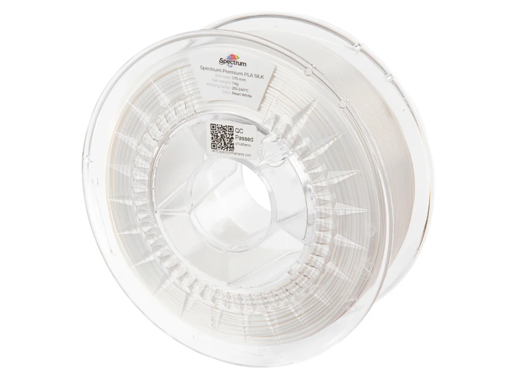 Spectrum PLA SILK(Pearl White, 1,75mm, 1000gr.)