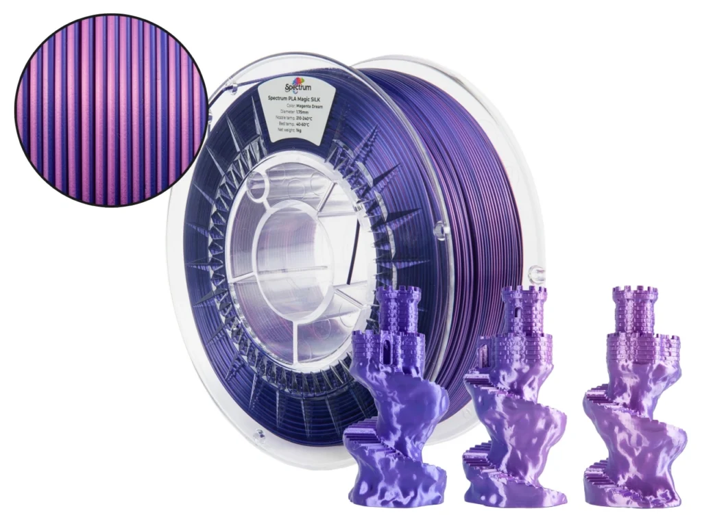 Spectrum PLA Magic Silk, MAGENTA DREAM, 1 kg