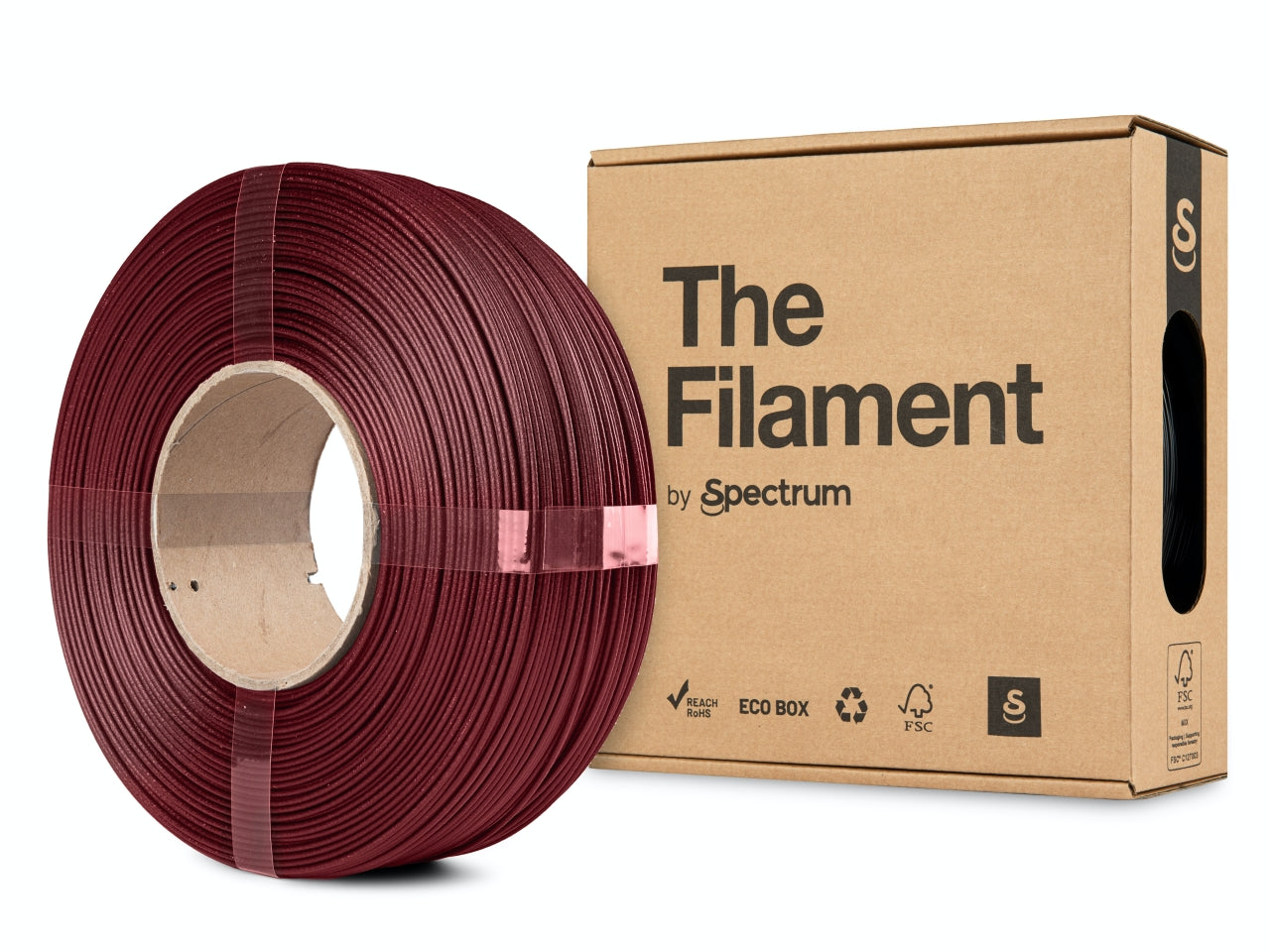 Refill The Filament PLA CF, RED, 1kg