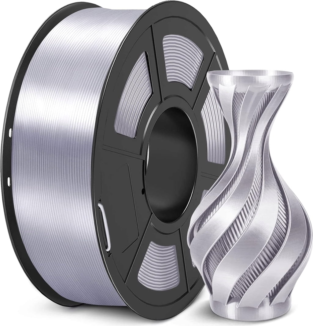 Sunlu Silk PLA+ (SILVER, 1,75mm, 1000gr.)