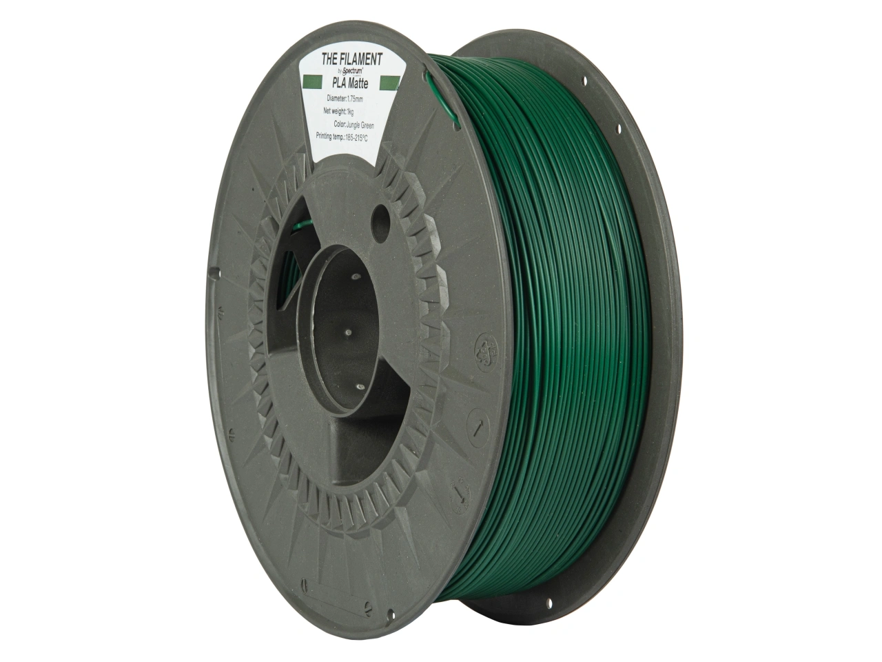 The Filament PLA Matte, 1.75mm, JUNGLE GREEN, 1kg