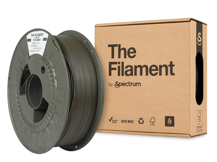 The Filament PLA Matte, 1.75mm, MILITARY OLIVE, 1kg