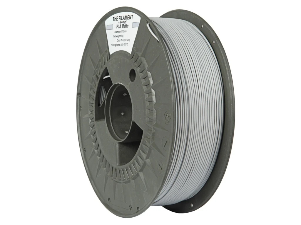 The Filament PLA Matte, 1.75mm, TROOPER GREY, 1kg