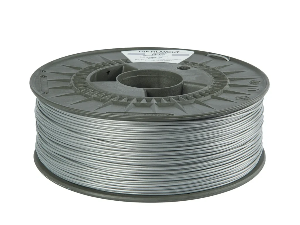 The Filament PETG, SILVER ALUMINIUM, 1kg