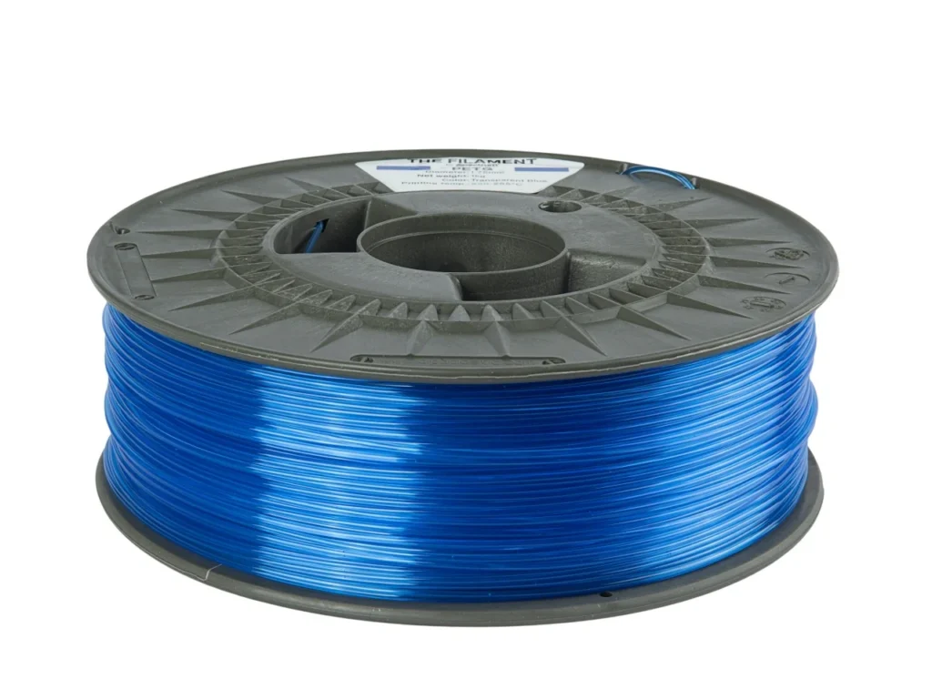 The Filament PETG, TRANSPARENT BLUE, 1kg