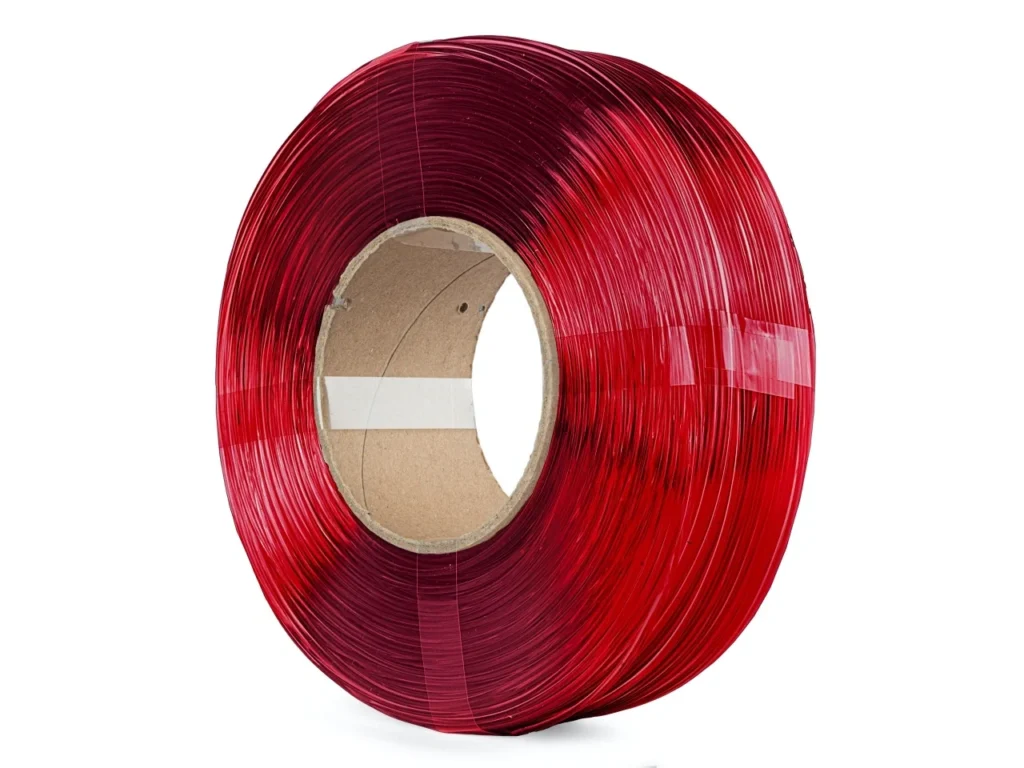 ReFill The Filament PETG, TRANSPARENT RED, 1kg